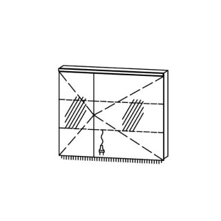 Spiegelschrank ProCasa Cinque 90 / IP24