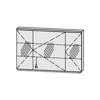 Spiegelschrank ProCasa Cinque 120 / IP24