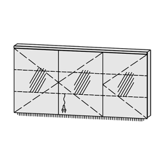 Spiegelschrank ProCasa Cinque 150 / IP24