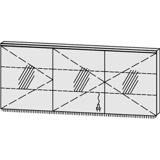 Spiegelschrank ProCasa Cinque 180 / IP24