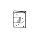 Spiegelschrank Vanity-Pasofino 60 / IP24
