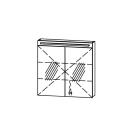 Spiegelschrank Vanity-Pasofino 80 / IP24