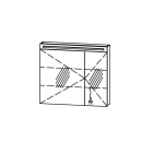 Spiegelschrank Vanity-Pasofino 90 / IP24