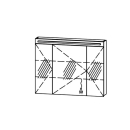 Spiegelschrank Vanity-Pasofino 100 / IP24