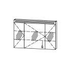Spiegelschrank Vanity-Pasofino 120 / IP24