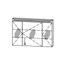 Spiegelschrank Vanity-Pasofino 120 / IP24