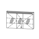 Spiegelschrank Vanity-Pasofino 130 / IP24