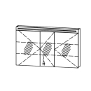 Spiegelschrank Vanity-Pasofino 130 / IP24