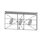 Spiegelschrank Vanity-Pasofino 150 / IP24