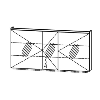 Spiegelschrank ProCasa Tre LED 150 / IP24