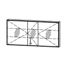 Spiegelschrank Vanity-Flat New Quattro / IP24