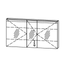 Spiegelschrank Vanity-Flat New 150 / IP24