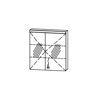 Spiegelschrank Vanity Cubo 2 / IP24