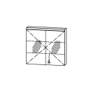 Spiegelschrank Vanity Cubo 2 / IP24