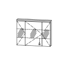 Spiegelschrank Vanity Cubo 2 / IP24