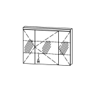 Spiegelschrank Vanity Cubo 2 / IP24