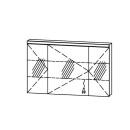 Spiegelschrank Vanity Cubo 2 / IP24