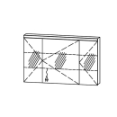 Spiegelschrank Vanity Cubo 2 / IP24