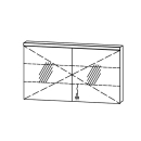 Spiegelschrank Vanity Cubo 2 / IP24