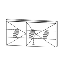 Spiegelschrank Vanity Cubo 2 / IP24