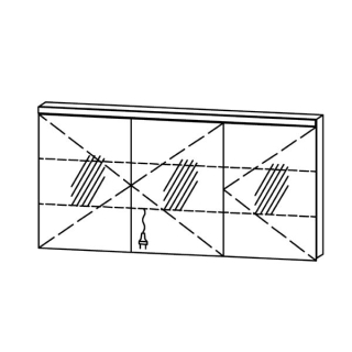 Spiegelschrank Vanity Cubo 2 / IP24