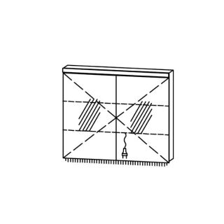 Spiegelschrank Vanity Cubo 2 / IP24