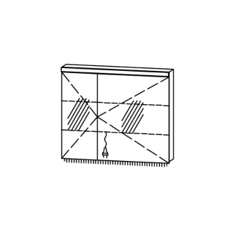 Spiegelschrank Vanity Cubo 2 / IP24