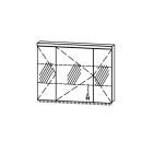 Spiegelschrank Vanity Cubo 2 / IP24