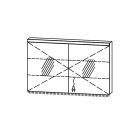 Spiegelschrank Vanity Cubo 2 / IP24