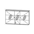 Spiegelschrank Vanity Cubo 2 / IP24