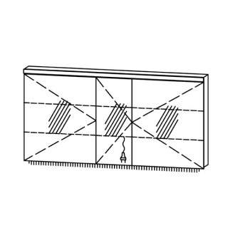 Spiegelschrank Vanity Cubo 2 / IP24