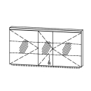Spiegelschrank Vanity Cubo 2 / IP24