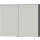 LED-Spiegelschrank 2 türig OPTIMA X OSPSD280M5033 800x658x168mm, grau lackmatt