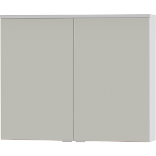 LED-Spiegelschrank 2 türig OPTIMA X OSPSD280M7004 800x658x168mm, UV-Lack weiss glänzend
