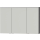 LED-Spiegelschrank 3 türig OPTIMA X OSPSD3100M5033 1000x658x168mm, grau lackmatt