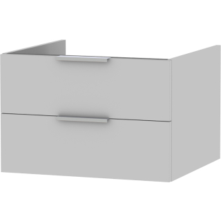 Unterschrank mit 2 Schubladen OPTIMA X OU2S640M7633 600x400x545mm, weiss matt