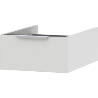 Unterschrank mit 1 Schublade OPTIMA X OUS420M7611 400x200x545mm, weiss glänzend