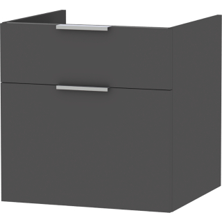 Unterschrank 1Schublade/1Auszug OPTIMA X OUSZ660M5033 600x600x545mm, grau lackmatt