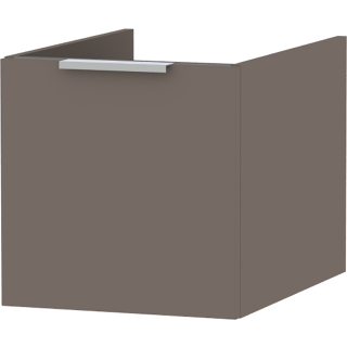 Unterschrank mit 1 Auszug OPTIMA X OUZ440M5022 400x400x545mm, braun lackmatt