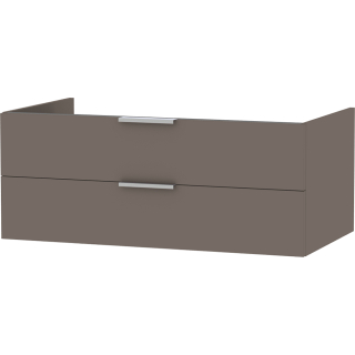 Unterschrank mit 2 Schubladen OPTIMA X OWE2S1040M5022 1000x400x545mm, braun lackmatt