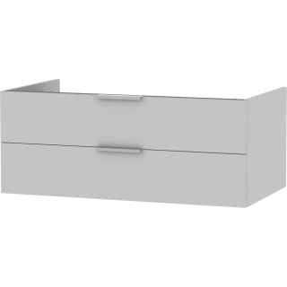 Unterschrank mit 2 Schubladen OPTIMA X OWE2S1040M7633 1000x400x545mm, weiss matt