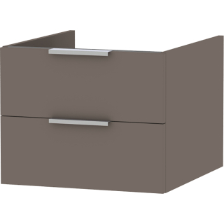 Unterschrank mit 2 Schubladen OPTIMA X OWE2S540M5022 500x400x545mm, braun lackmatt