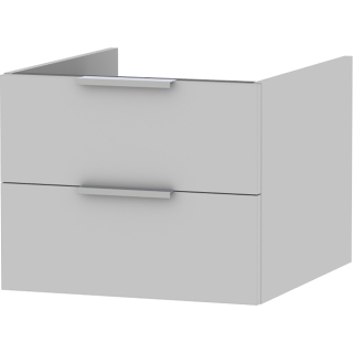 Unterschrank mit 2 Schubladen OPTIMA X OWE2S540M7633 500x400x545mm, weiss matt