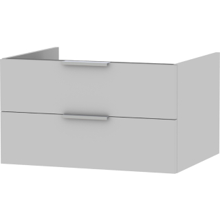 Unterschrank mit 2 Schubladen OPTIMA X OWE2S740M7633 700x400x545mm, weiss matt