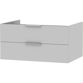 Unterschrank mit 2 Schubladen OPTIMA X OWE2S840M7633 800x400x545mm, weiss matt