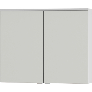 OPTIMA X LED-Spiegelschrank 2 türig 800x658x168mm, weiss glänzend