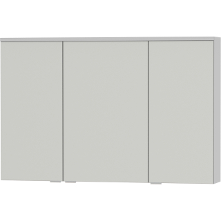 OPTIMA X LED-Spiegelschrank 3 türig 1200x658x168mm, weiss matt