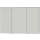 OPTIMA X LED-Spiegelschrank 3 türig 1200x658x168mm, weiss matt