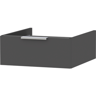 WT-Unterschrank Optima X 500x200x545mm, grau lackmatt 1l