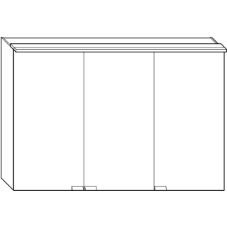 Spiegelschrank Burgbad RC 40 SS2331200 B 1200 mm, H 800 mm, T Variabel mm